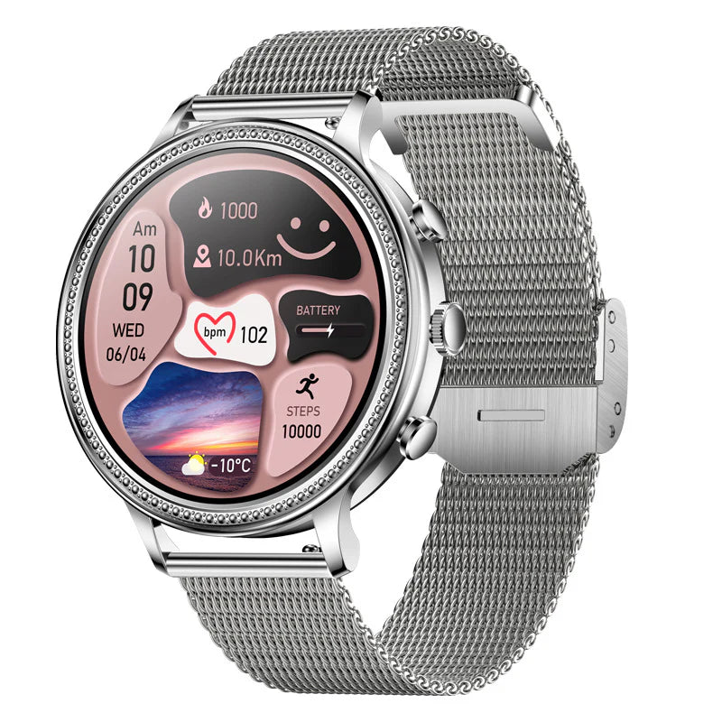 V60 Smart Wristband Bluetooth Connectivity 1.39-Inch Display Heart Rate Blood Pressure Sleep Tracker Fitness Activity