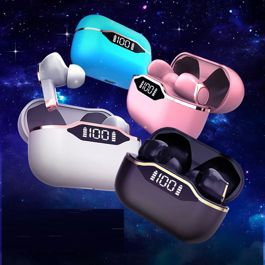 T28 Pro Wireless Earbuds with LED Screen IPX5 Waterproof In-Ear Bluetooth Headphones Custom OEM