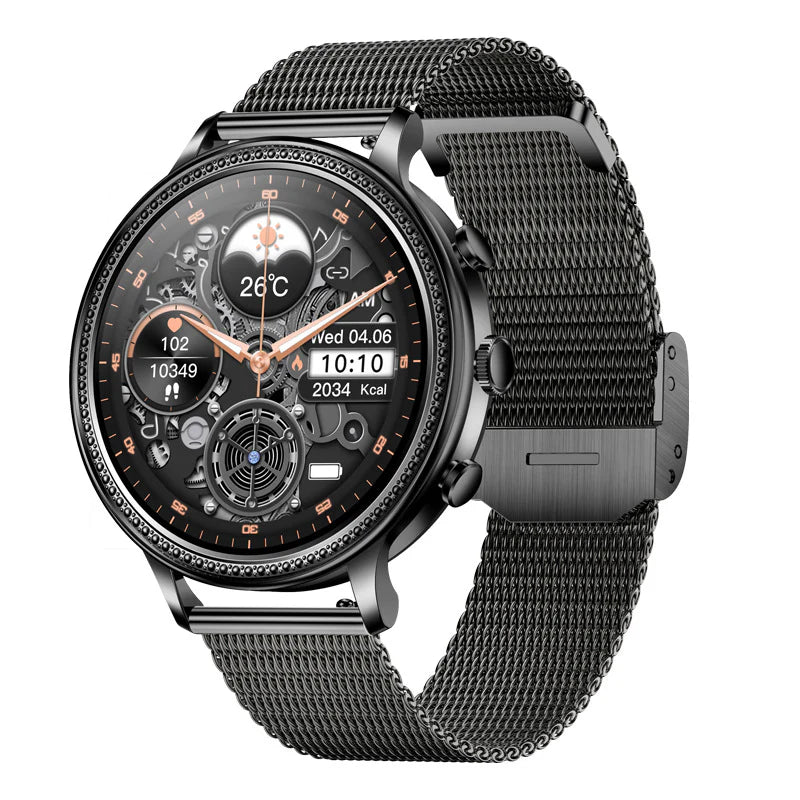 V60 Smart Wristband Bluetooth Connectivity 1.39-Inch Display Heart Rate Blood Pressure Sleep Tracker Fitness Activity
